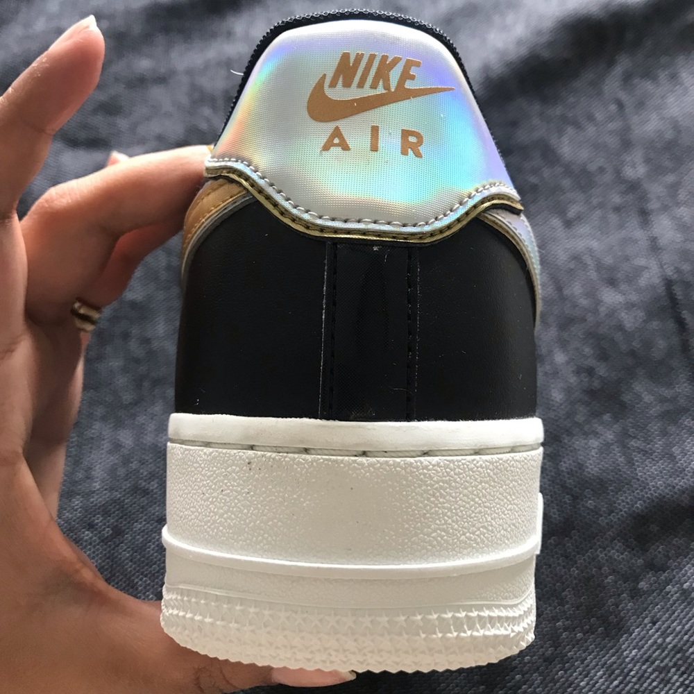 Women’s Air Force 1s Metallic Shoes
